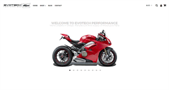 Desktop Screenshot of evotech-performance.com